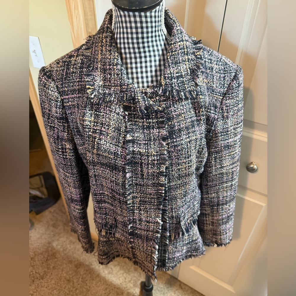 Ivanka Trump Multicolor Tweed Fabric
